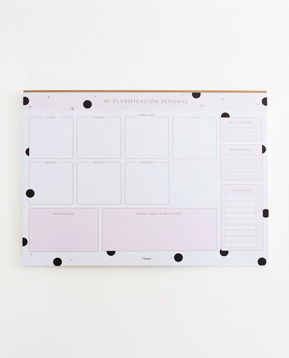 Planner semanal cuadros